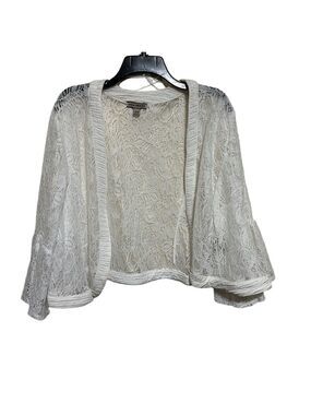 NWT Maya Brooke Women's White Plus Size 20W‎ Lace Jacket Dress